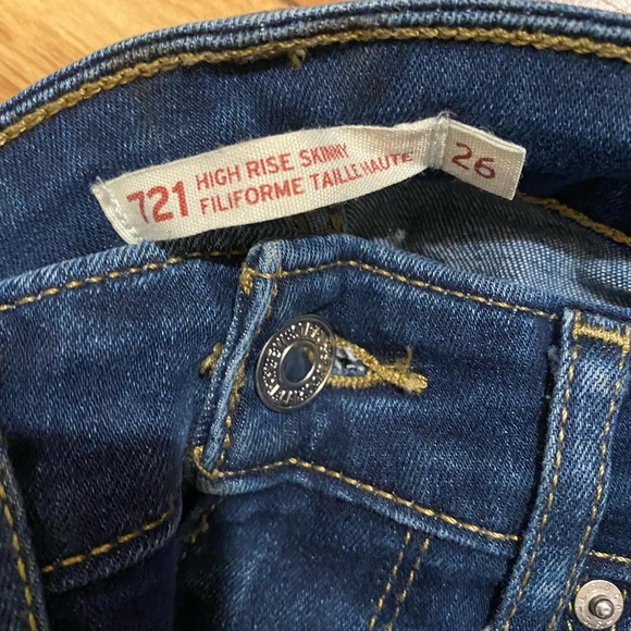 Levi’s 721 high rise skinny jeans - Picture 4 of 5